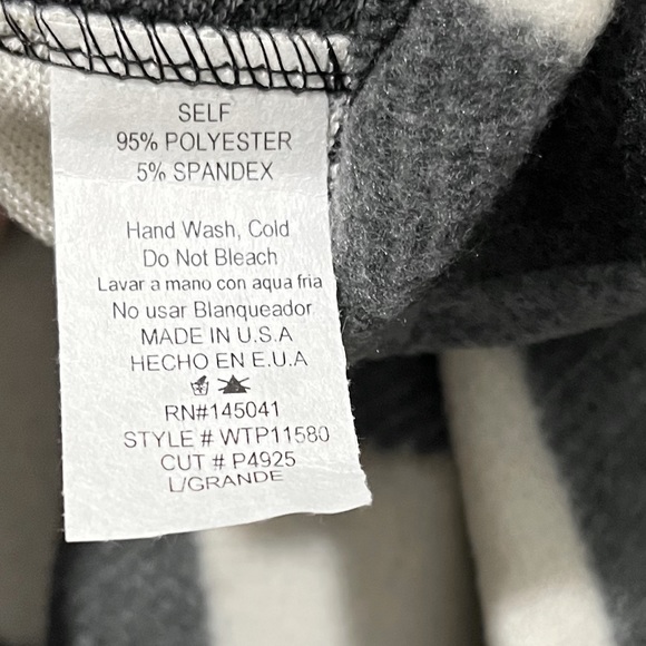 Tinas Fashion Plaid 2 Piece Pant Set NWT - Picture 8 of 9